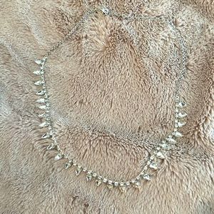 Stella and dot jewel silver necklace